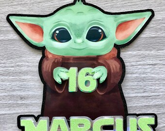 Yoda Cake Topper Etsy