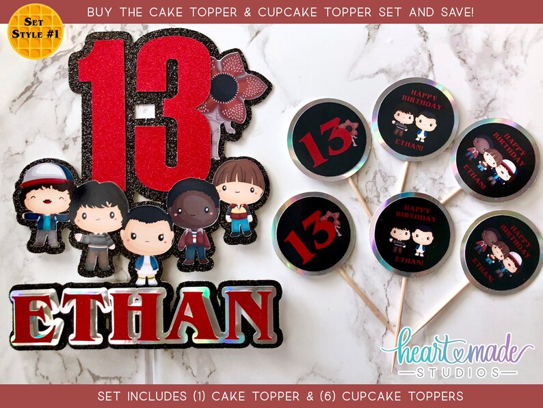 Strange Things Cupcake Toppers Cupcake Toppers