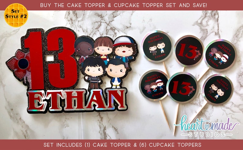 Strange Things Cupcake Toppers Cupcake Toppers
