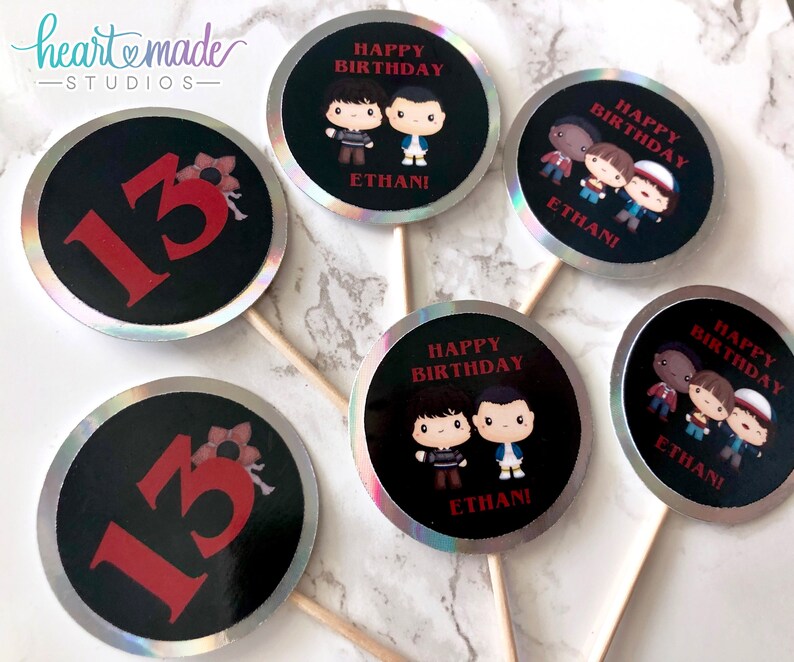 Strange Things Cupcake Toppers Cupcake Toppers