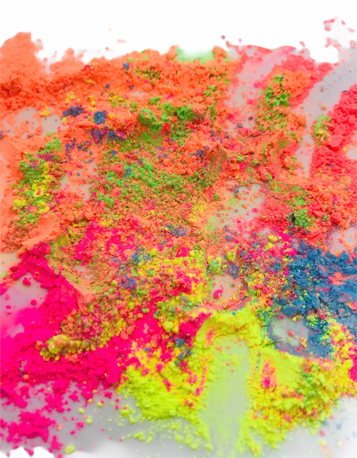 6x Neon UV Glow Chroma pigment Full set Etsy