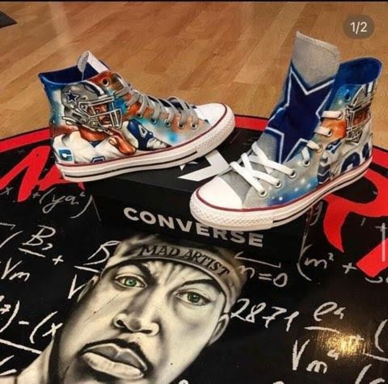 custom airbrush shoes