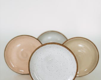 Rustic small plate/Dessert plate/organic pottery plate