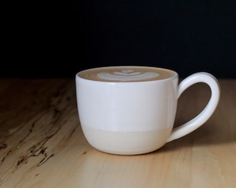 ceramic latte cup /classic coffee and tea mug