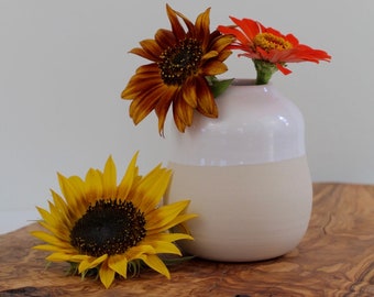 ceramic bud vase/modern flower vase