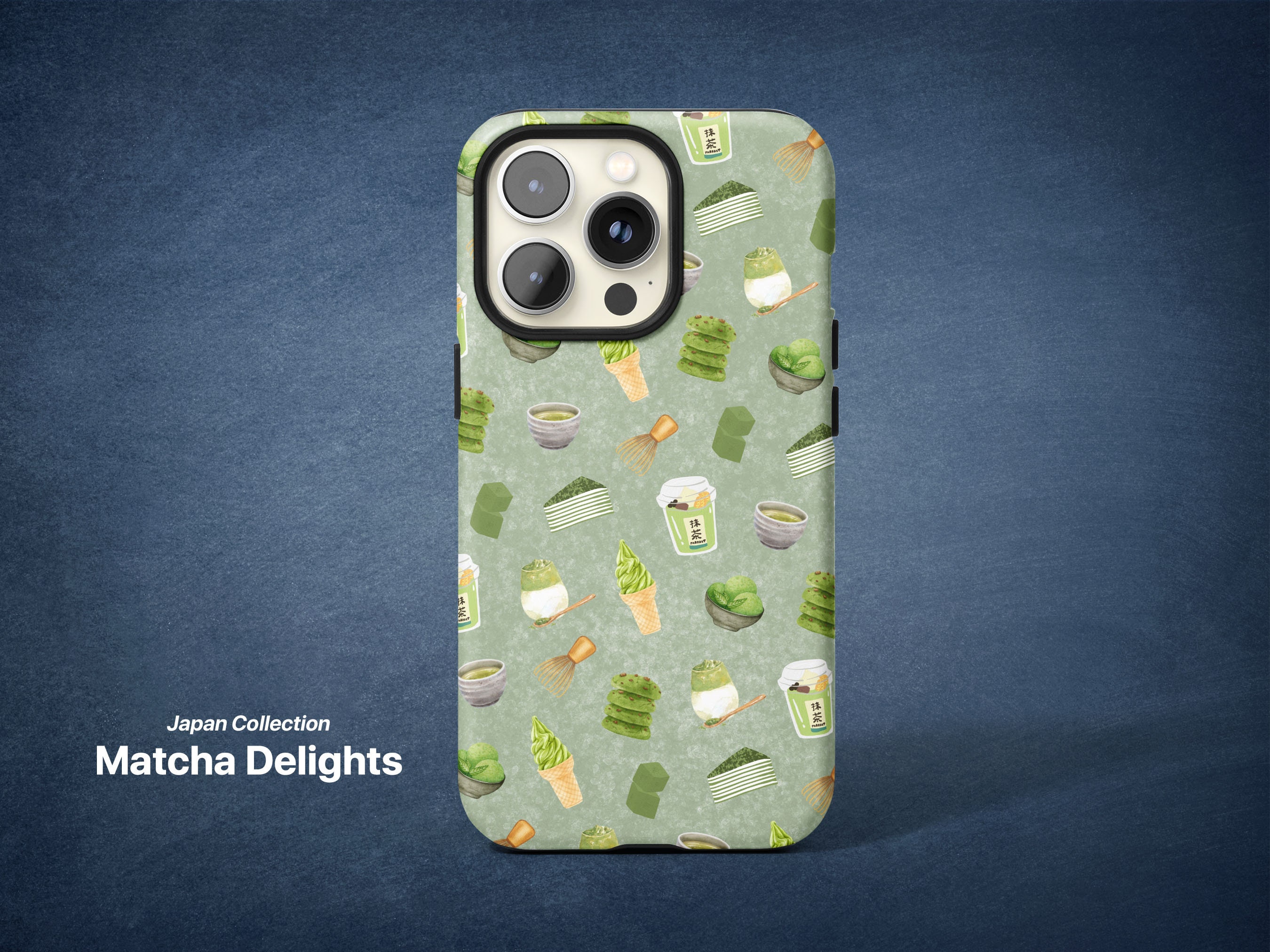 Japanese Matcha Sweets Phone Case (for iPhone 16 15 14 13 11