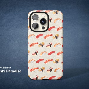 Japanese Sushi Phone Case (For iPhone 15 14 13 11 12 Pro Max Plus X Xr Xs 8, Samsung Galaxy S24 23 22 21, Google Pixel 6 7 8pro)