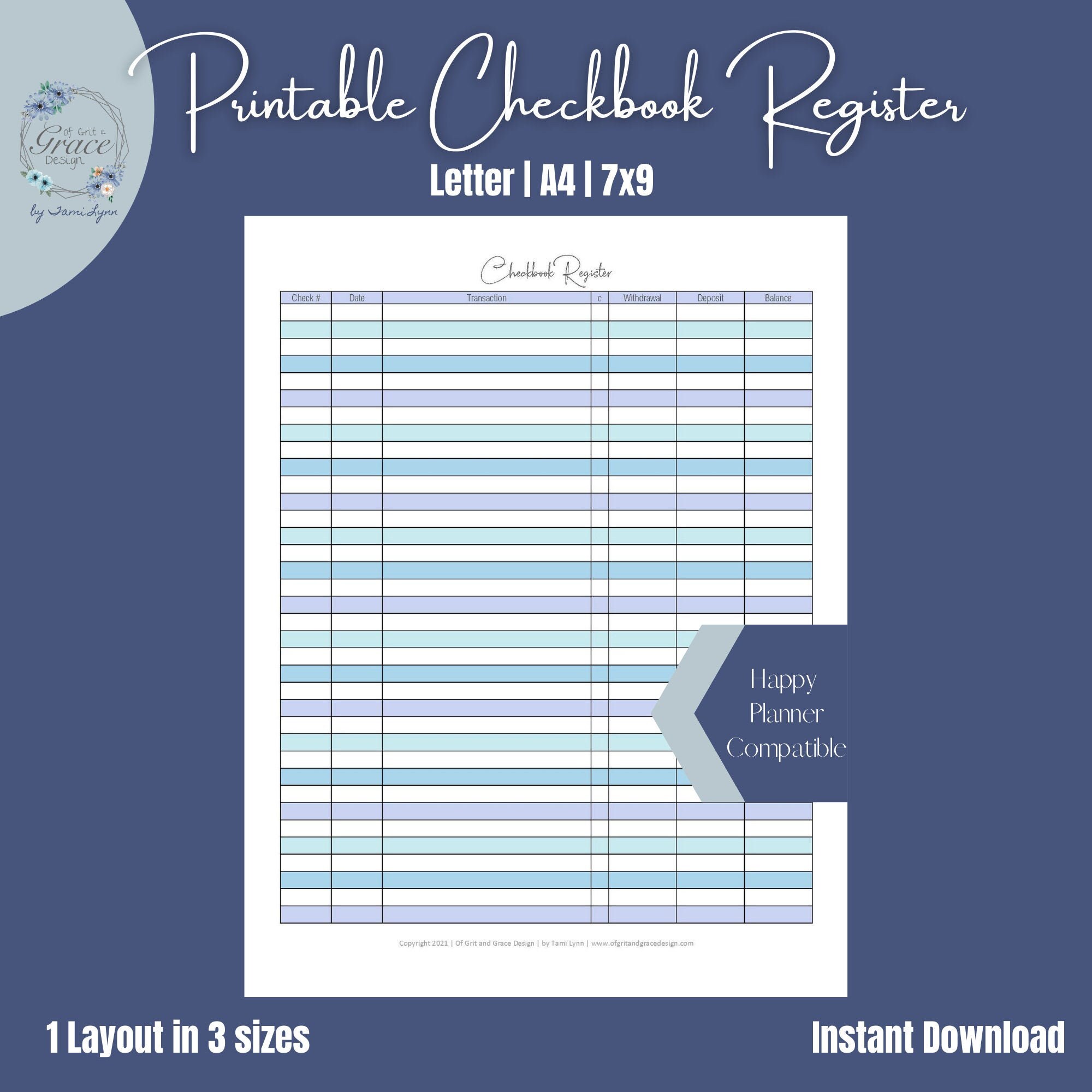 Debit Card Register - Etsy for Free Printable Debit Card Register