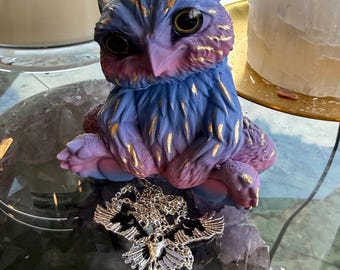The North Star Owl Companion and Pendant— Guardian of Divine Timing & Celestial Guidance