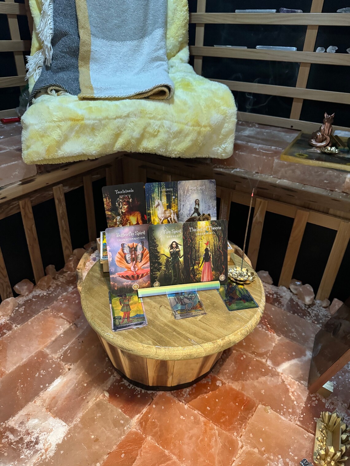 Meditation Table, Ritual Rable, Alter Table, Offering Table, Tarot ...