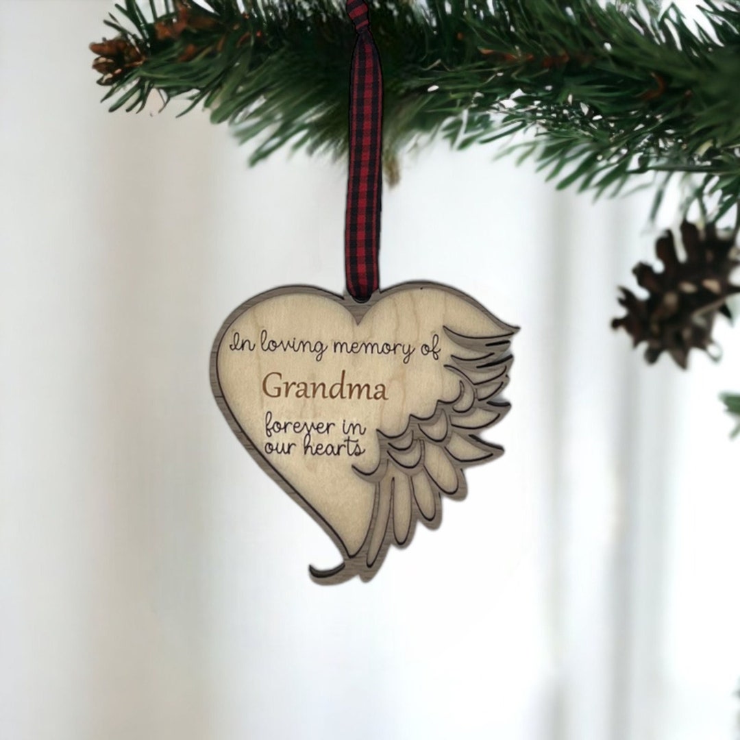 Grandma Memorial Ornament in Loving Memory of Grandma - Etsy