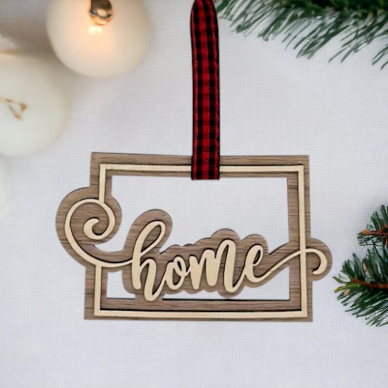 Colorado First New Home Ornament, Custom Denver Colorado State