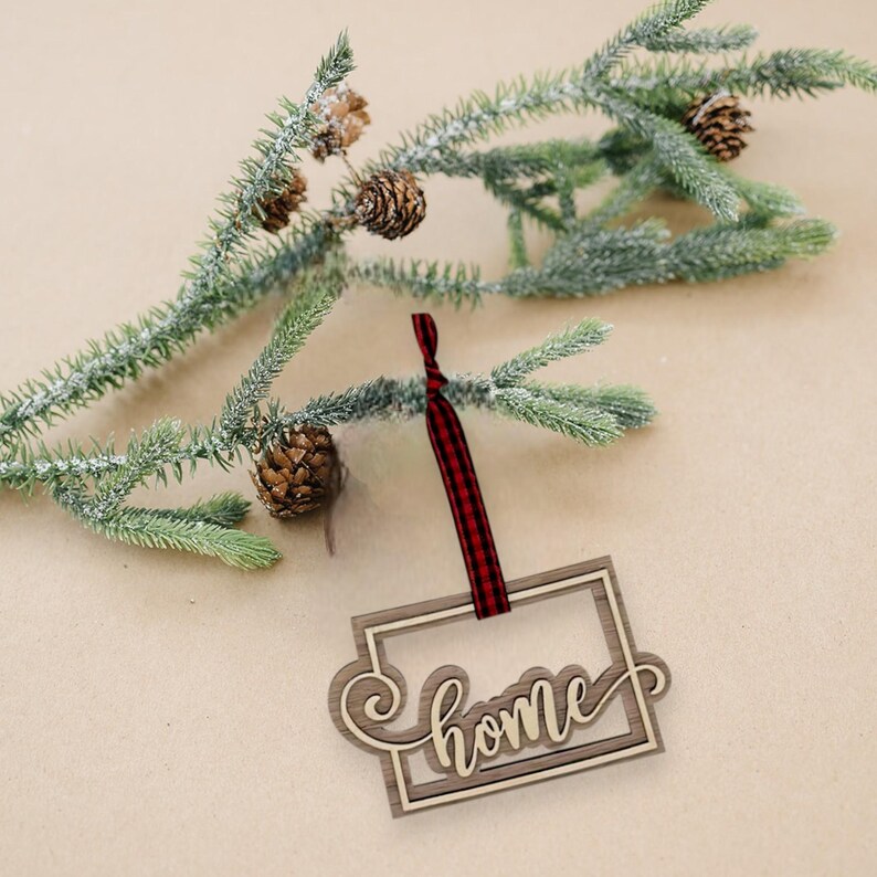 Colorado First New Home Ornament, Custom Denver Colorado State