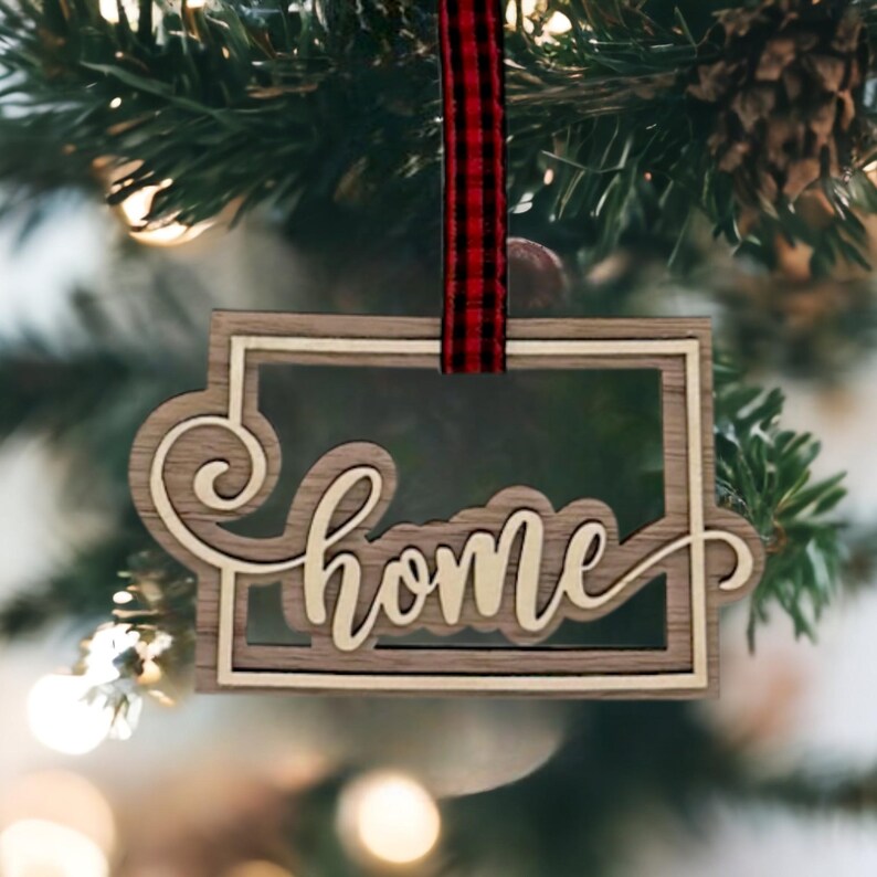 Colorado First New Home Ornament, Custom Denver Colorado State