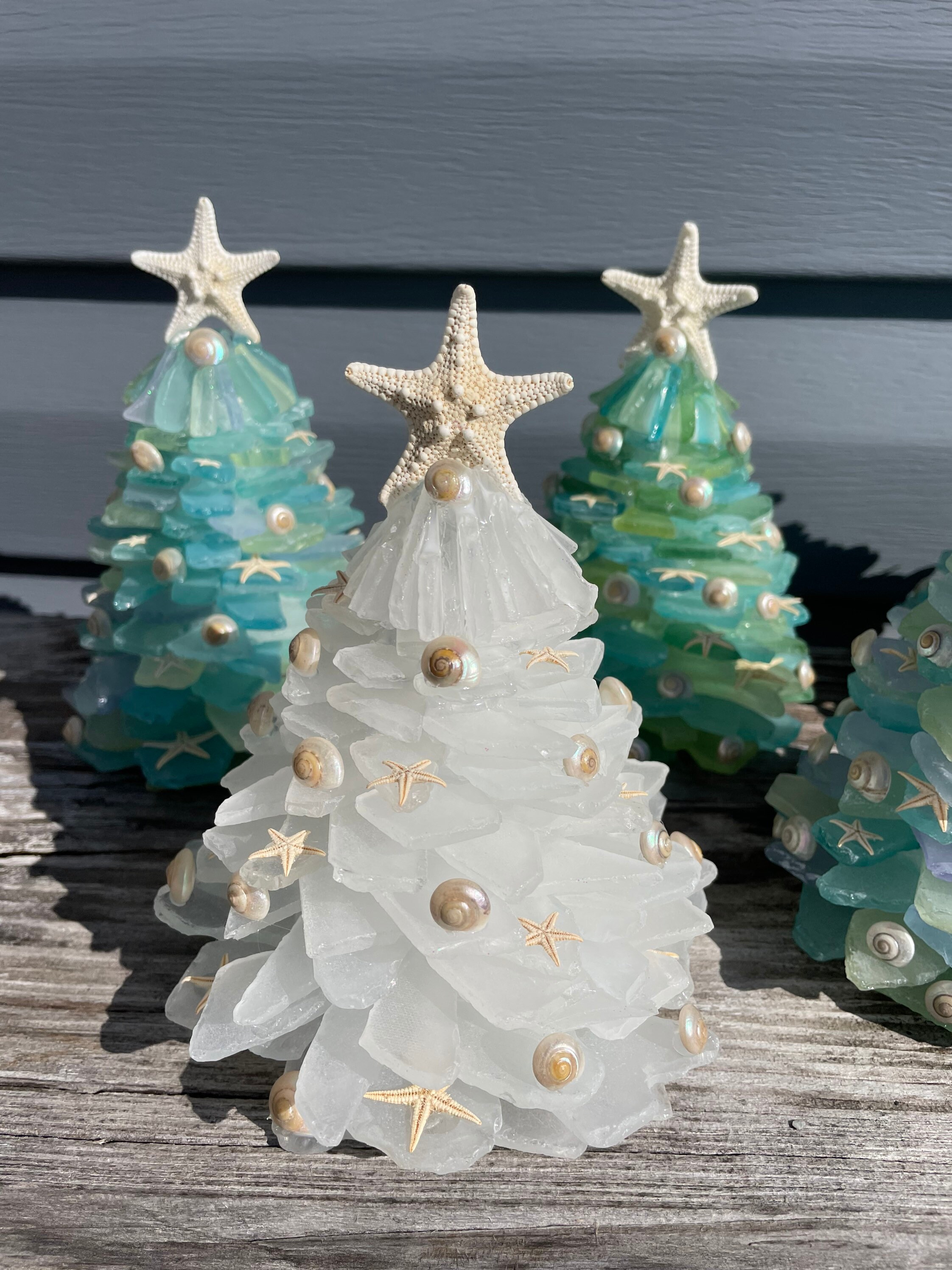 Beach glass christmas tree Clearance