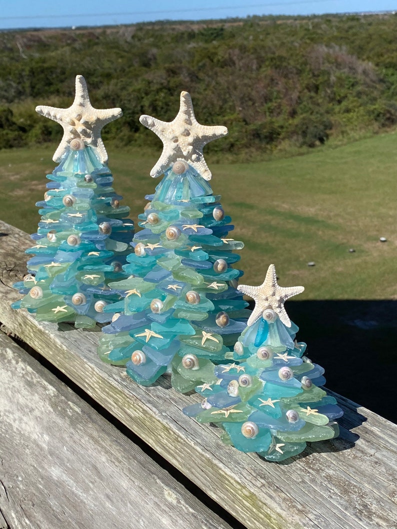 Obx Original Sea Glass Tree Coastal Mix. Medium image 2