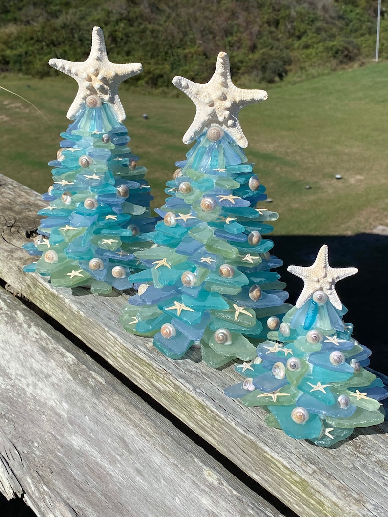 Obx Original Sea Glass Tree Coastal Mix. Medium image 3