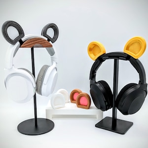 Bear Ears for Headphones - Grizzly Bears Cosplay Headset Accessories - Anime Twitch Streaming Props