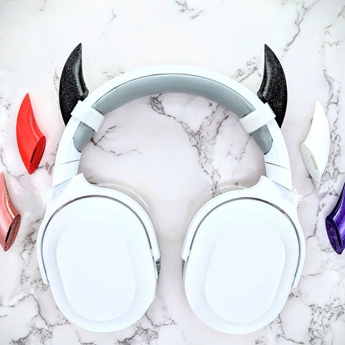 Devils / Demon Horns for Headphones / Headset for Streaming Etsy