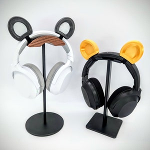 Bear Ears for Headphones - Grizzly Bears Cosplay Headset Accessories - Anime Twitch Streaming Props