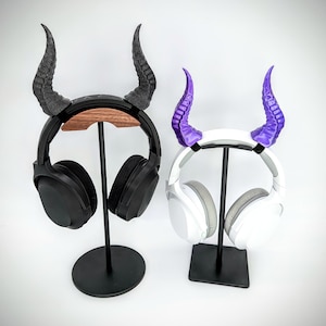 Horns for Headphones - Live Stream Accessory - Spiky Demon Cosplay Horn - Dragon Costume