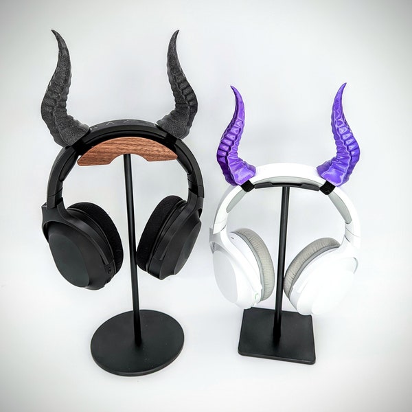 Horns for Headphones - Live Stream Accessory - Spiky Demon Cosplay Horn - Dragon Costume