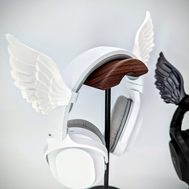 Angel Wings Headphone Attachment - Headset Ears and Horns Gaming and Streaming Headphones Accessories