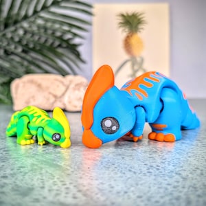 Dinosaur Fidget, Parasaur Articulating Flexi, Dinosaur Birthday Party, Party Favors, Toys for Kids, Desk Toy, Fidgets, Stim Toy, Cute Kawaii image 10
