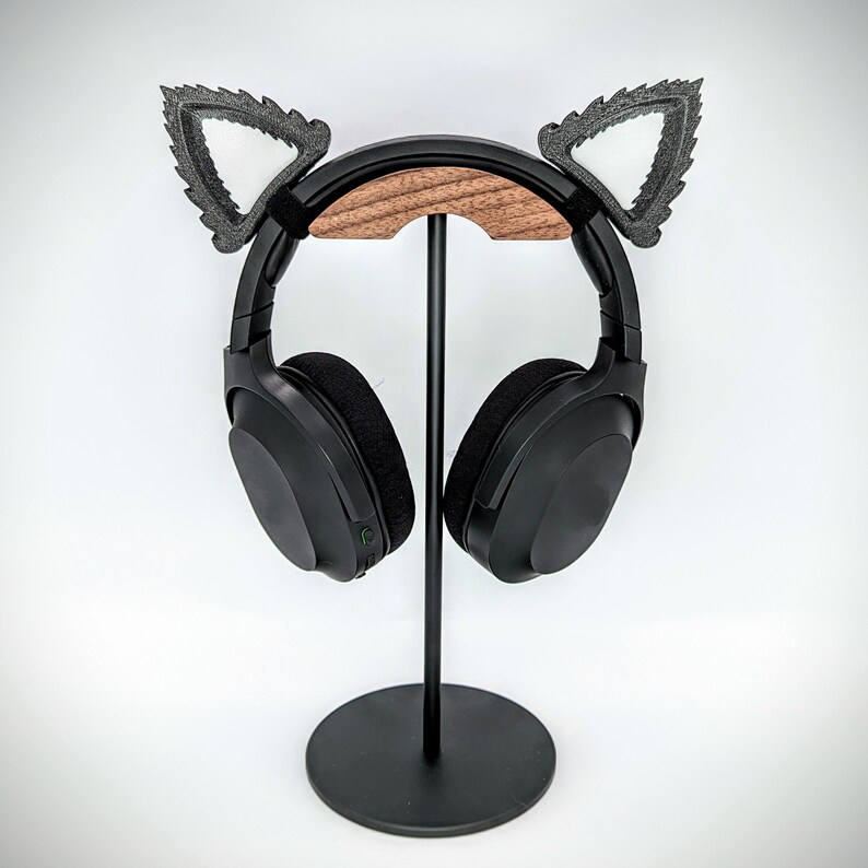 Wolf Werewolf Ears for Headphones - Animal Cosplay Ears - Twitch Streaming Headset Attachment
