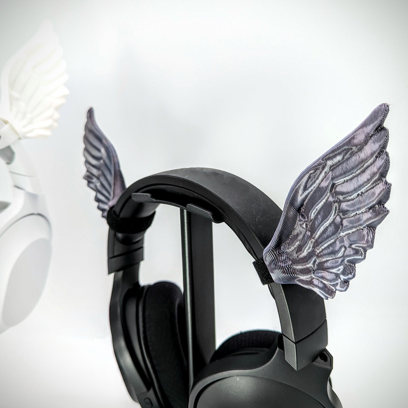 Angel Wings Headphone Attachment Headset Ears and Horns Etsy Canada