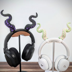 Tentacles Horns for Headphones - Octopus Tentacles Headphone Attachment - Headset Horns - Gaming Accessories