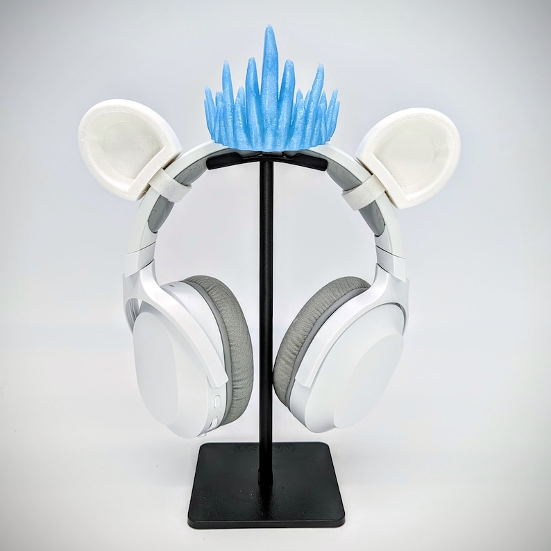 Evil or Ice Crown for Headphones - Evil Gothic Headset Attachment - Headphone Gamer Cosplay - Spiky Headress Crown for Gamer