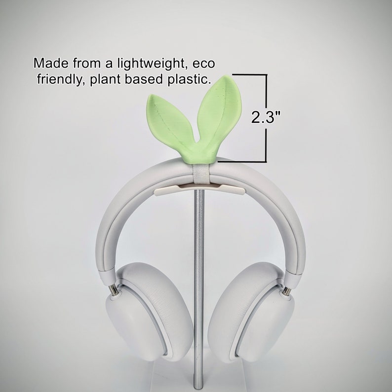 Sprout Leaf Headphone Attachment - Plant Seedling Gaming Accessory - Headset Attachment - Gaming - Cute Gaming Accessories