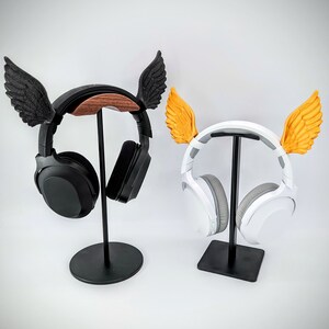 Angel Wings Headphone Attachment - Headset Ears and Horns Gaming and Streaming Headphones Accessories