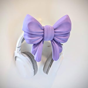 Bow Headphone Stand, Coquette Desk Decor, Gifts for Gamer Girls, Cute Office Aesthetic, Desk Accessories, Headset Holder, Cozy Gaming image 10