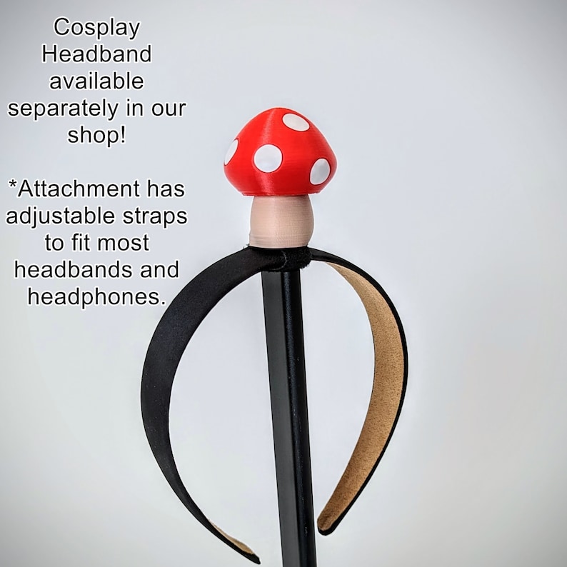 Mushroom Headphone Horns - Headset Attachment Ears - Cute Fungi Ears