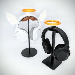 Halo Crown For Headphones - Angel Wings Headset Attachment - Headphone Ears