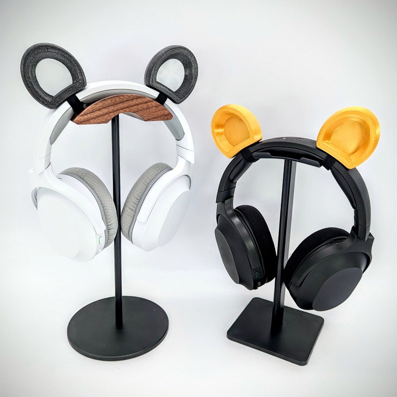Bear Ears for Headphones - Grizzly Bears Cosplay Headset Accessories - Anime Twitch Streaming Props