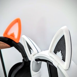 Fox Ears for Headphones - Deer Ears Headset Attachment - Horns for Twitch Streaming and Cosplay