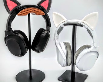 Cat Ears for Headphones - Unicorn Ears - Cosplay Neko Headset Accessories - Twitch Streaming Props