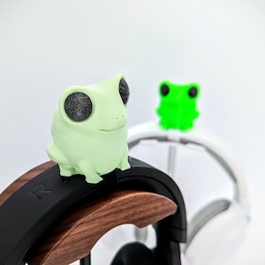 Frog Headset Attachment - Froggy Headphone Ears - Kawaii Gaming Accessories