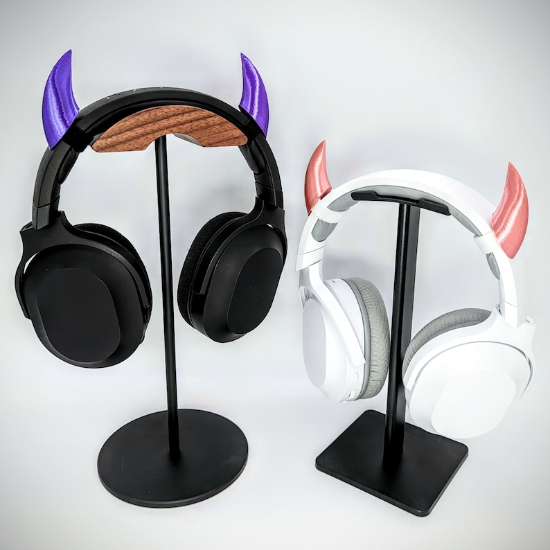 Horns for Headset Tiny Demon Horn Small Twitch Streaming Etsy