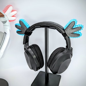 Axolotl Gills for Headphones Headset Attachment Kawaii Headphone Ears Twitch Streamer Horns image 7