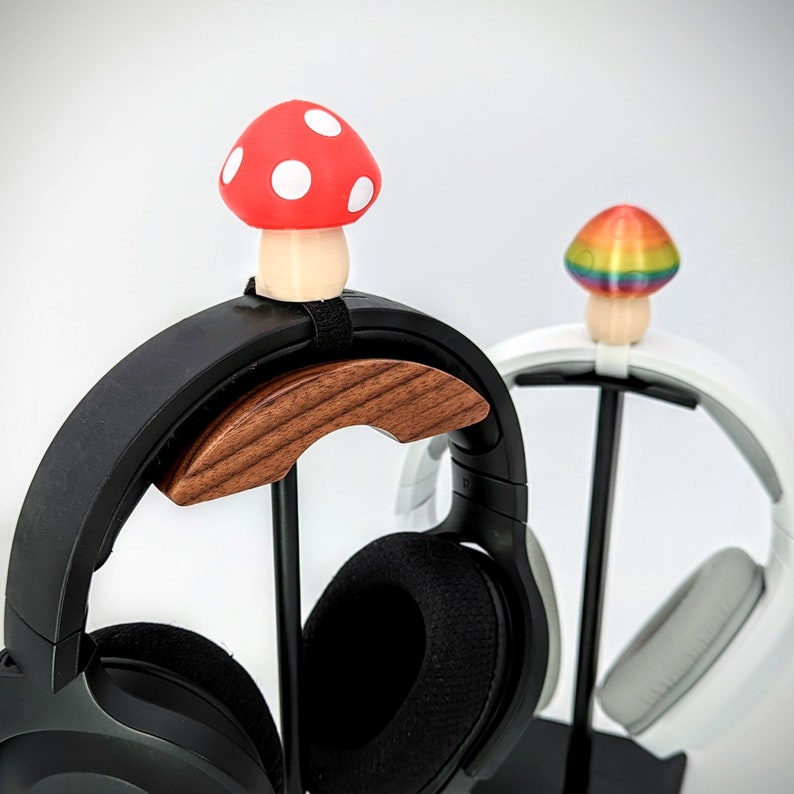 Mushroom Headphone Horns - Headset Attachment Ears - Cute Fungi Ears