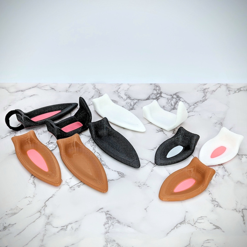 Bunny Ears for Headphones - Cosplay Rabbit Headset Accessories - Headphone Ears - Twitch Streaming Props