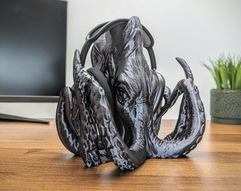 Soporte para auriculares Kraken Fantasy - Soporte para auriculares - Accesorios para juegos - Decoración de oficina