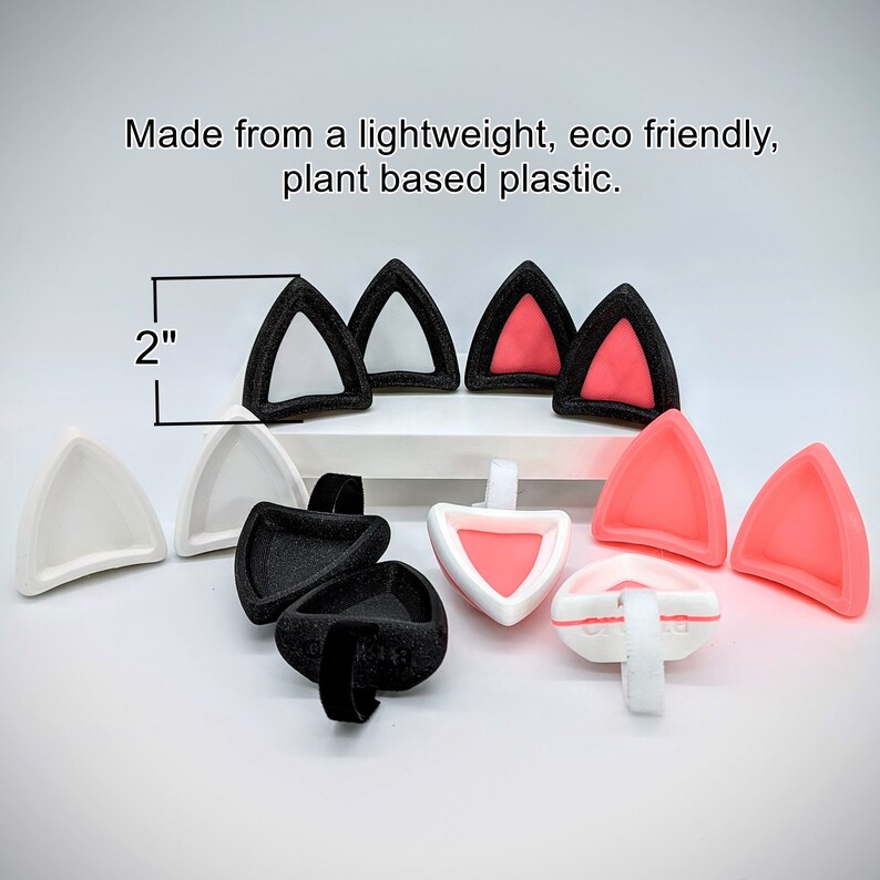 Cat Ears for Headphones - Unicorn Ears - Cosplay Neko Headset Accessories - Twitch Streaming Props