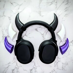 Horns for Headphones - Demon Devil Cosplay Headset Horns for Streaming - Cosplay Costumes