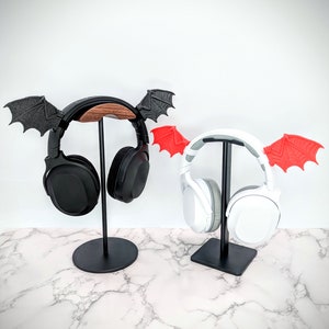 Bat Wings - Ears Headphone Attachment - Gaming and Live Streaming Headset Accessories