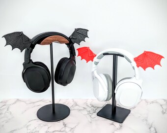 Bat Wings - Ears Headphone Attachment - Gaming and Live Streaming Headset Accessories